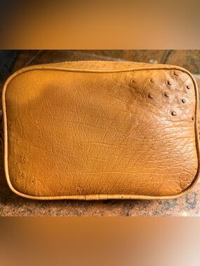 Men's Genuine Ostrich Exotic Business Clutch Wrist Bag -New